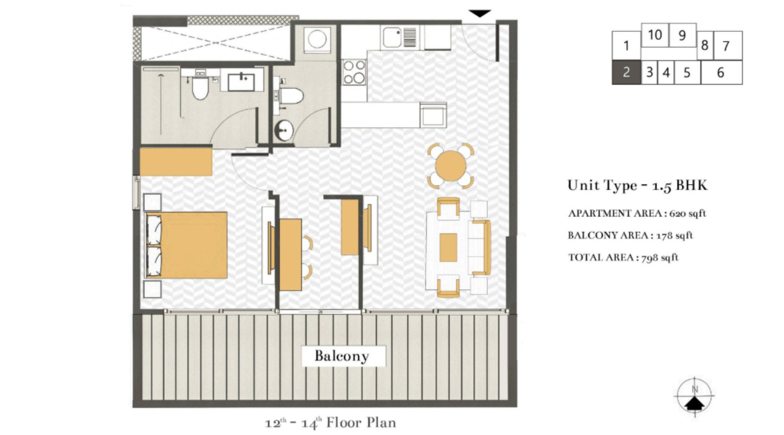 2 BHK Unit 7